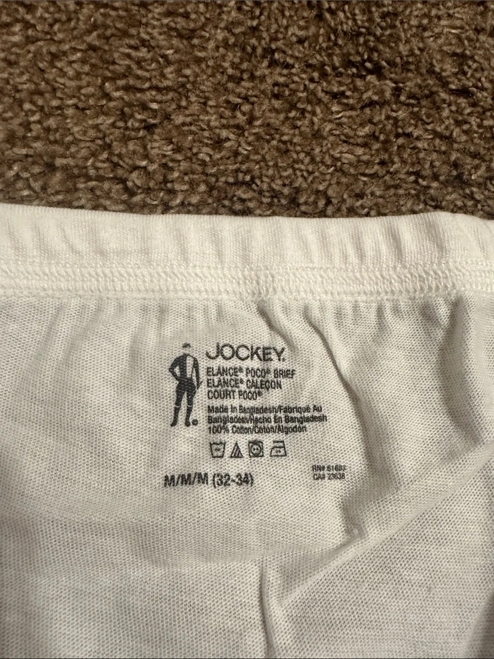 Jockey White Men's Briefs - Elance Cotton